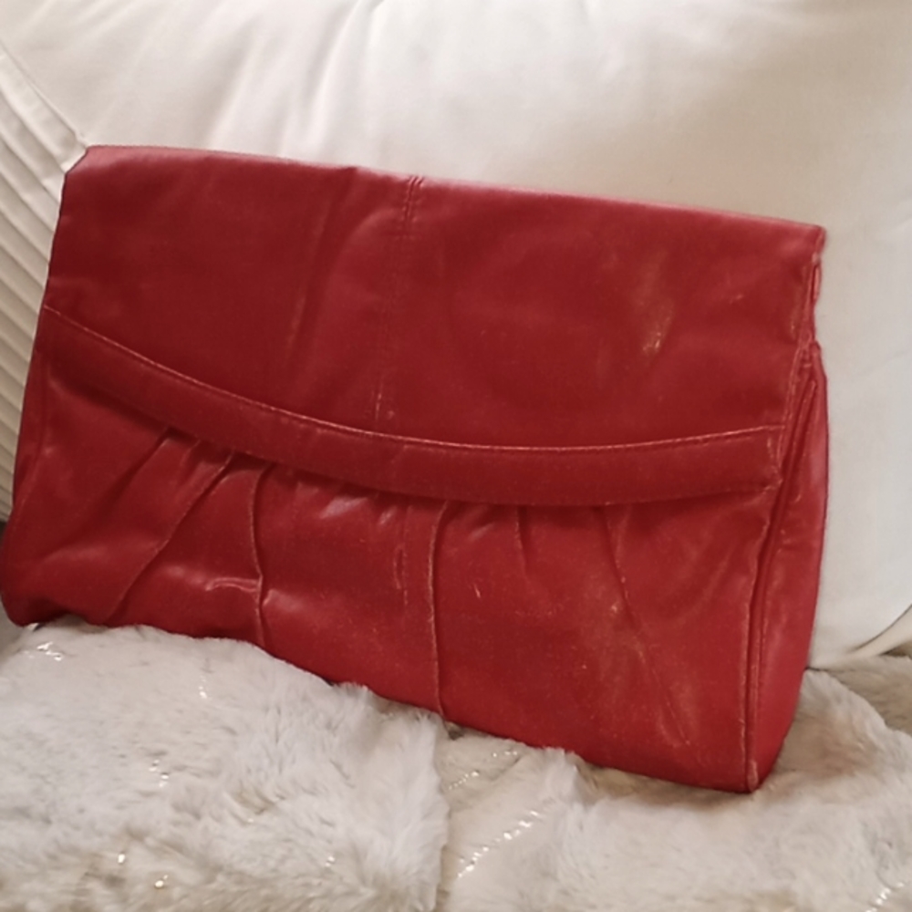 Vintage Red Clutch